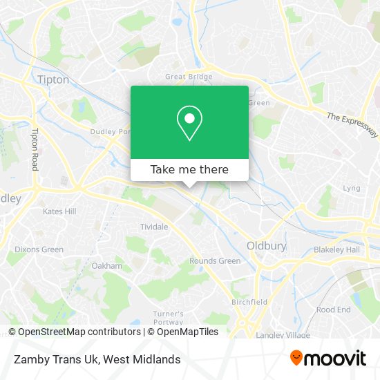 Zamby Trans Uk map