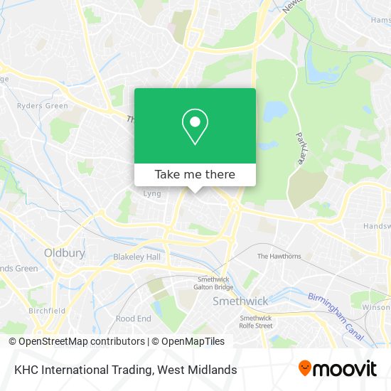 KHC International Trading map