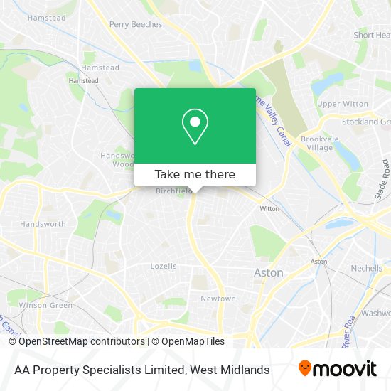 AA Property Specialists Limited map