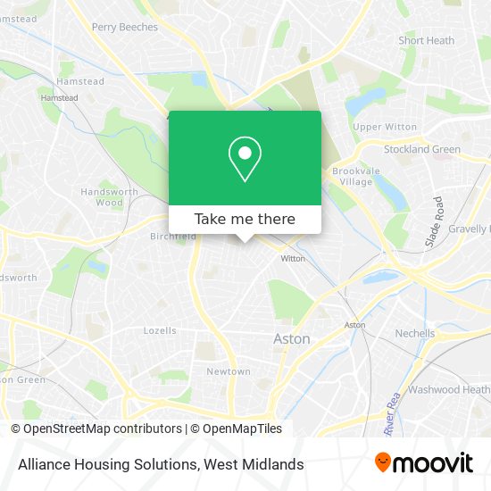 Alliance Housing Solutions map