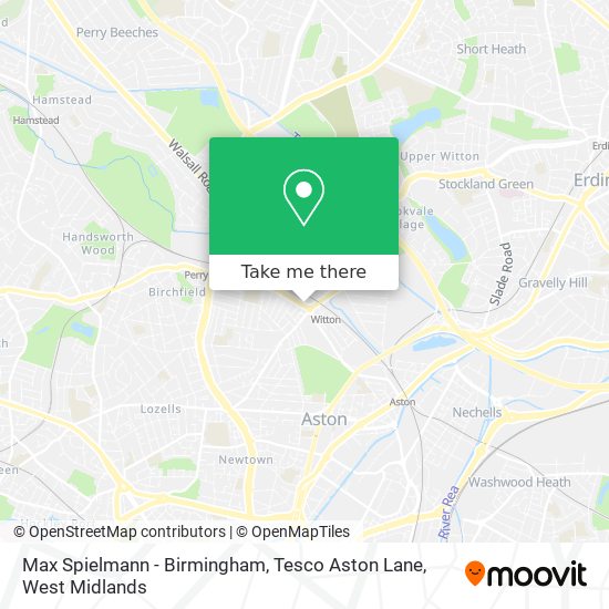 Max Spielmann - Birmingham, Tesco Aston Lane map