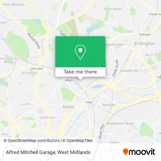 Alfred Mitchell Garage map