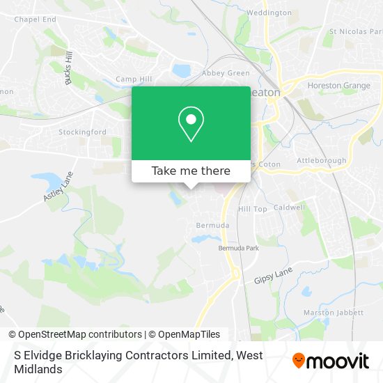 S Elvidge Bricklaying Contractors Limited map