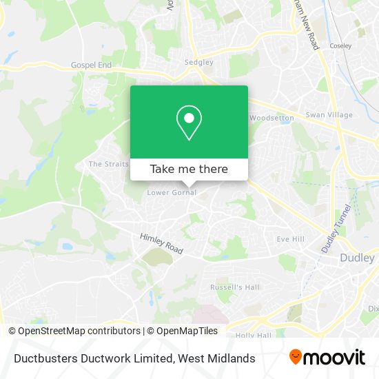 Ductbusters Ductwork Limited map