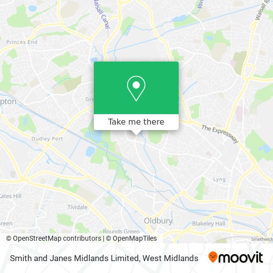 Smith and Janes Midlands Limited map
