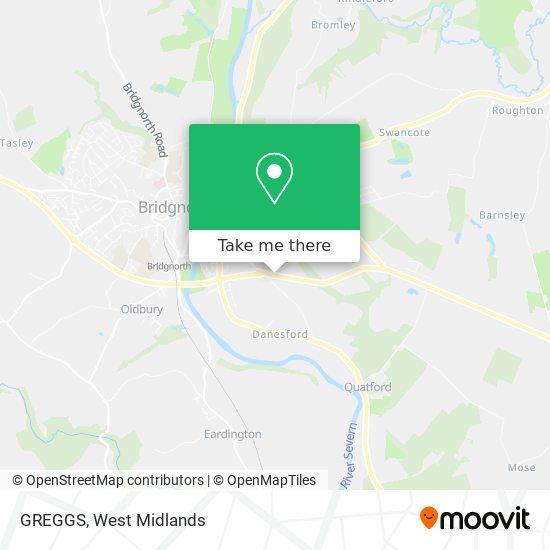 GREGGS map