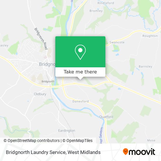 Bridgnorth Laundry Service map