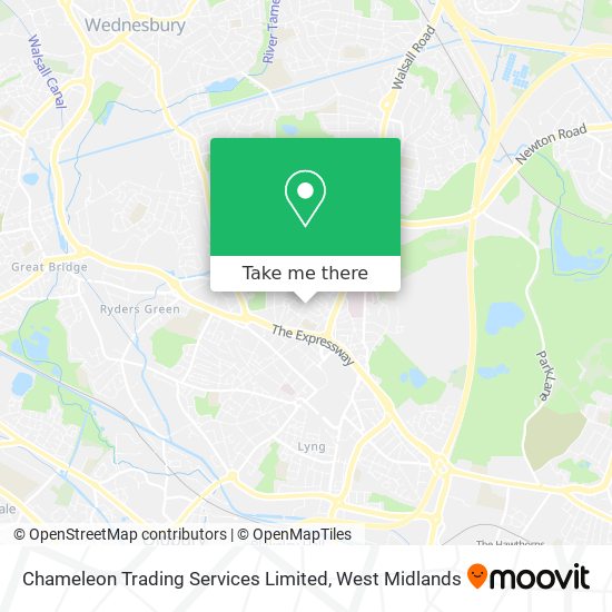 Chameleon Trading Services Limited map