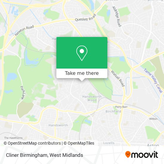 Cliner Birmingham map