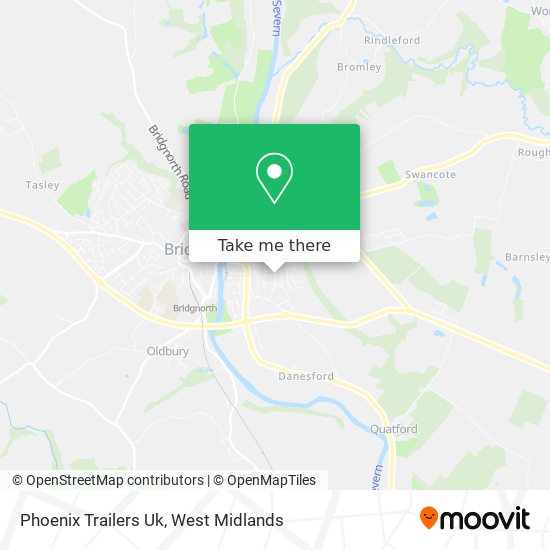 Phoenix Trailers Uk map