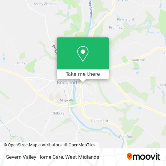 Severn Valley Home Care map