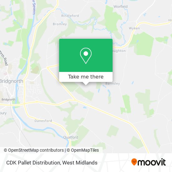 CDK Pallet Distribution map