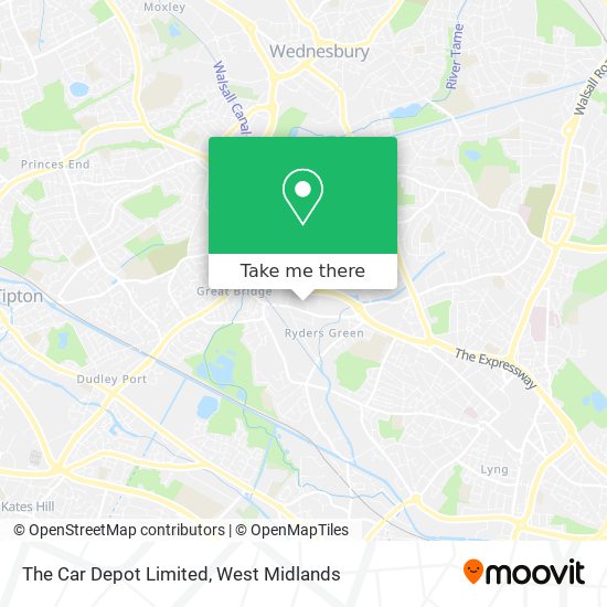 The Car Depot Limited map