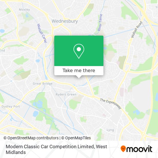 Modern Classic Car Competition Limited map