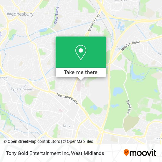Tony Gold Entertainment Inc map