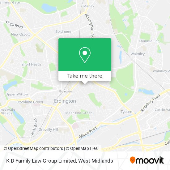 K D Family Law Group Limited map