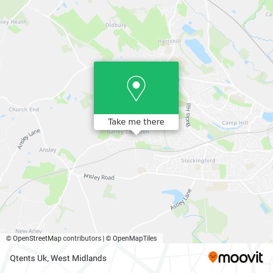 Qtents Uk map