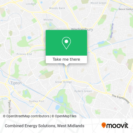 Combined Energy Solutions map