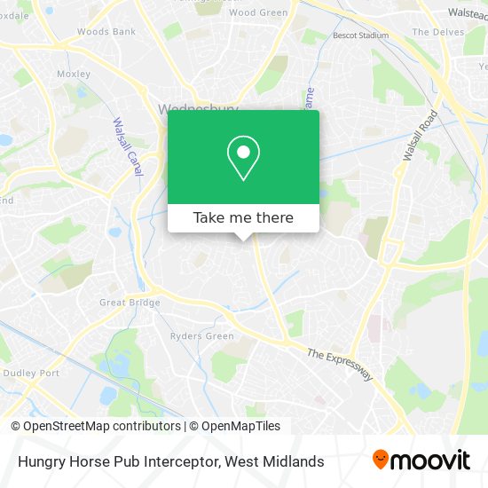 Hungry Horse Pub Interceptor map
