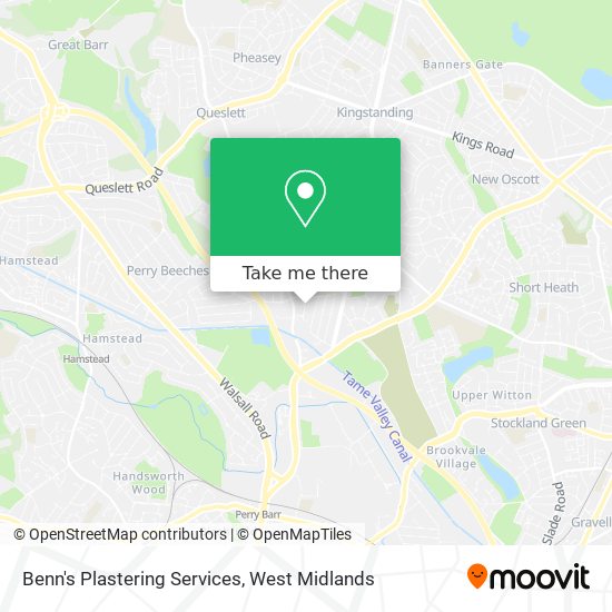 Benn's Plastering Services map