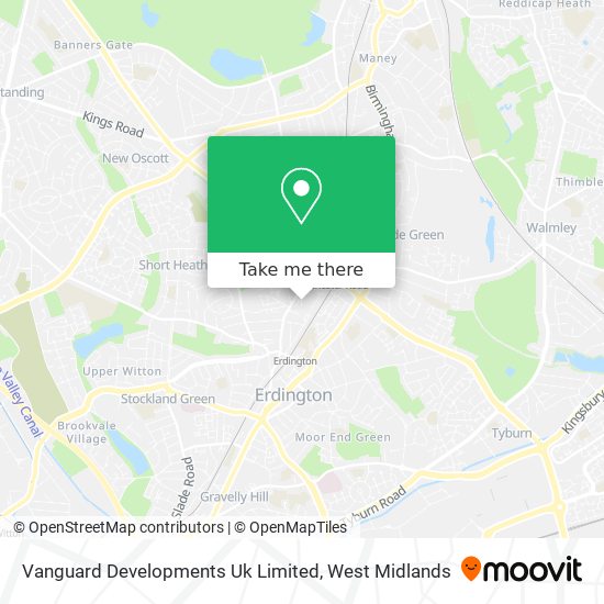Vanguard Developments Uk Limited map