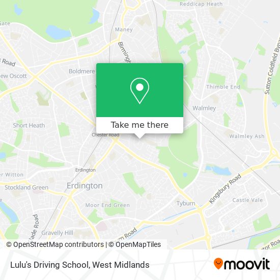 Lulu's Driving School map