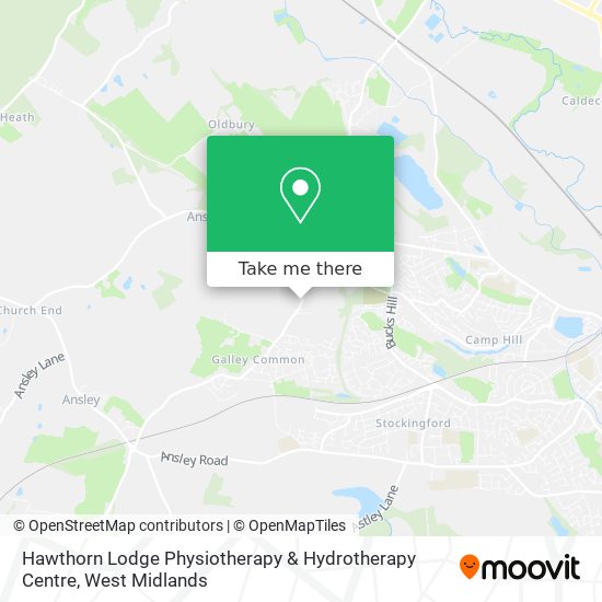 Hawthorn Lodge Physiotherapy & Hydrotherapy Centre map