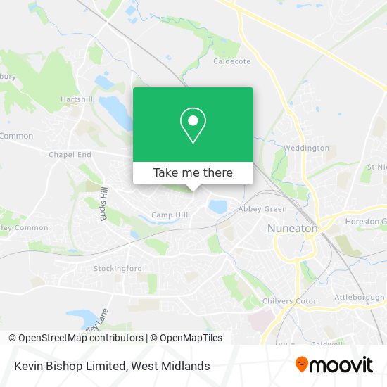 Kevin Bishop Limited map