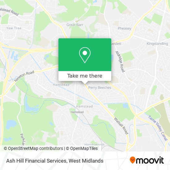 Ash Hill Financial Services map