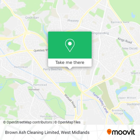 Brown Ash Cleaning Limited map
