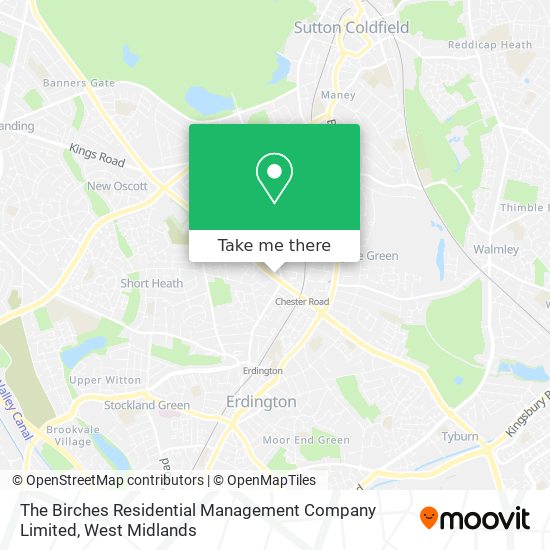 The Birches Residential Management Company Limited map