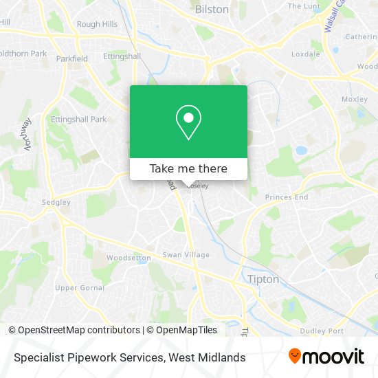 Specialist Pipework Services map