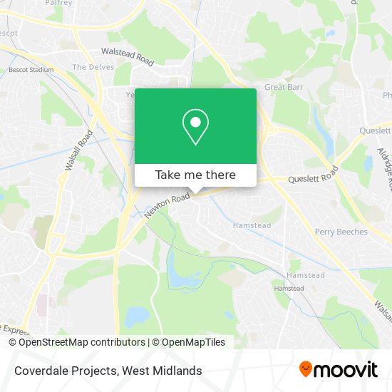 Coverdale Projects map