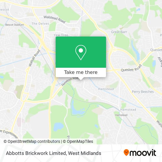 Abbotts Brickwork Limited map
