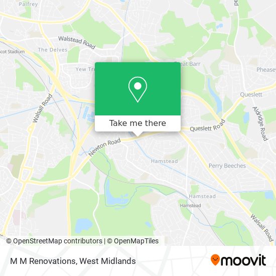 M M Renovations map