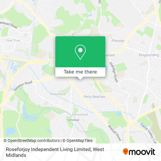 Roseforjoy Independent Living Limited map