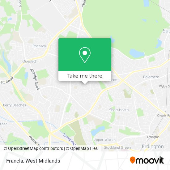 Francla map