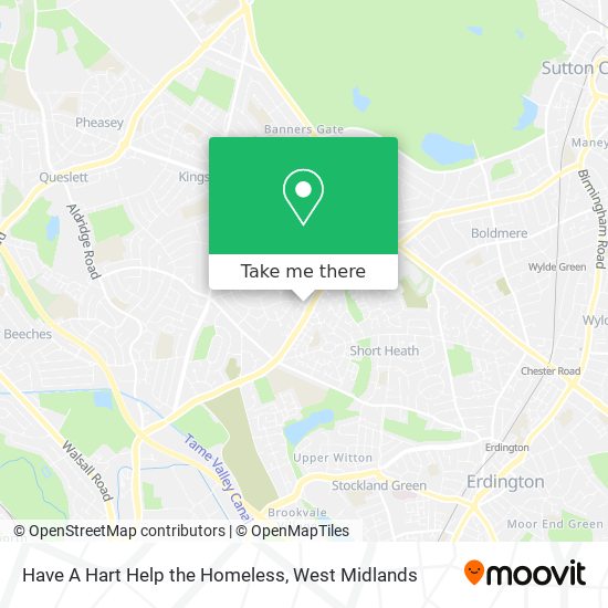 Have A Hart Help the Homeless map