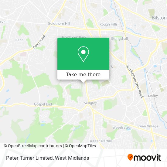 Peter Turner Limited map