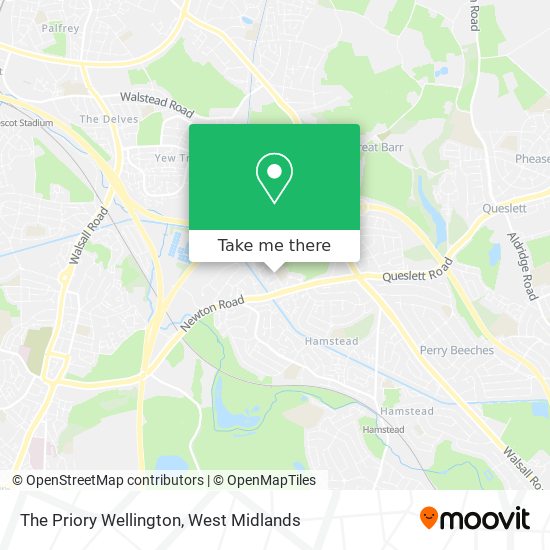 The Priory Wellington map