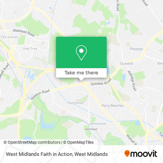 West Midlands Faith in Action map