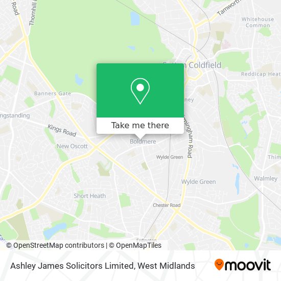 Ashley James Solicitors Limited map