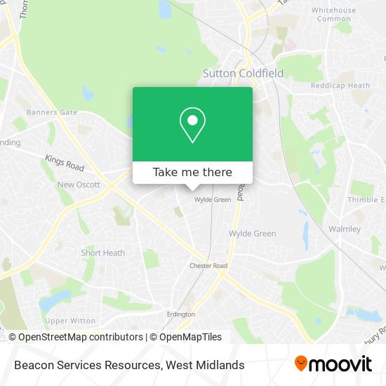 Beacon Services Resources map