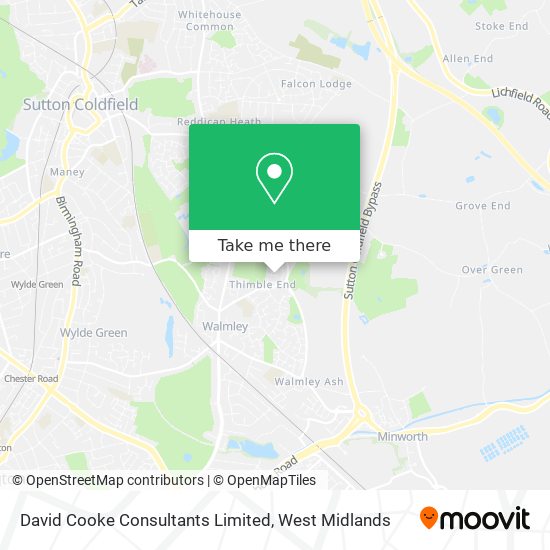 David Cooke Consultants Limited map