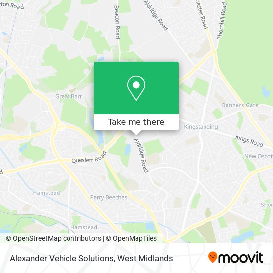 Alexander Vehicle Solutions map