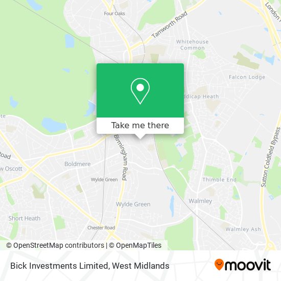 Bick Investments Limited map