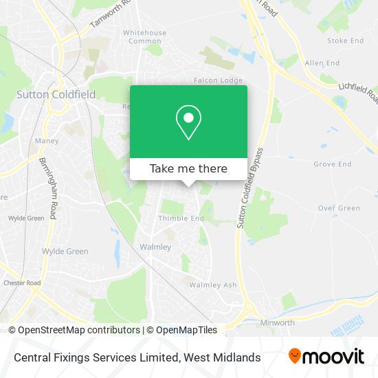 Central Fixings Services Limited map
