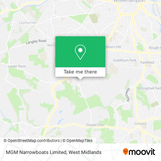 MGM Narrowboats Limited map