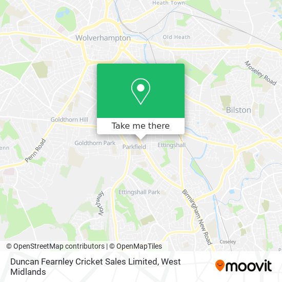 Duncan Fearnley Cricket Sales Limited map