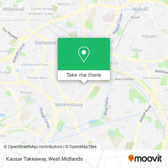 Kausar Takeaway map